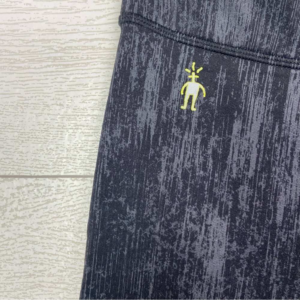 Smartwool Phd Pattern Capri Legging Gray Print Sm… - image 3